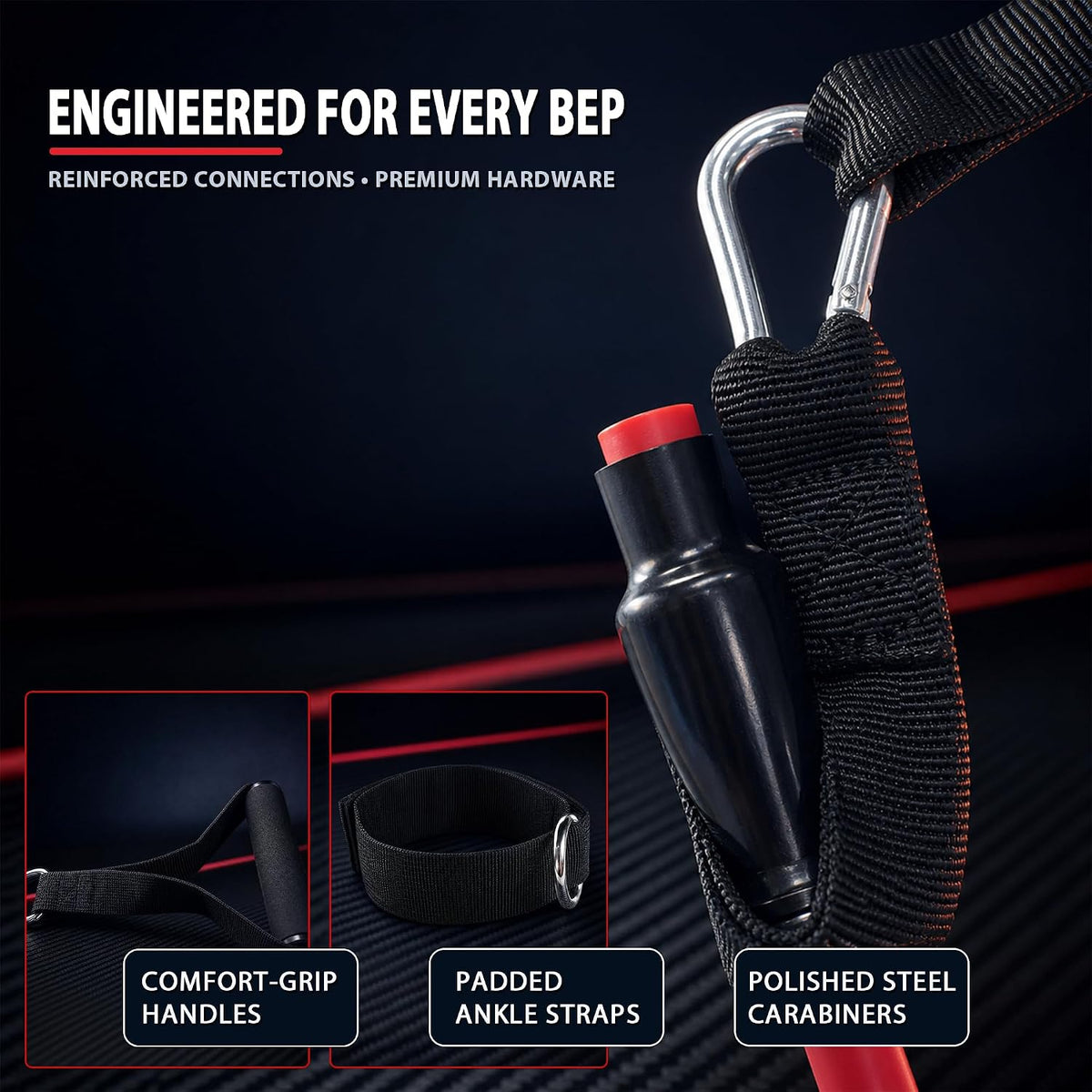 Resistance Bands with Handles, Exercise Bands Set for Working Out