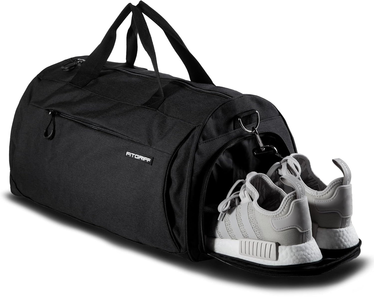 ® Gym Bag for Men & Women with Shoe & Wet Compartment - Duffle Bag for Travel, Sports, Fitness & Workout